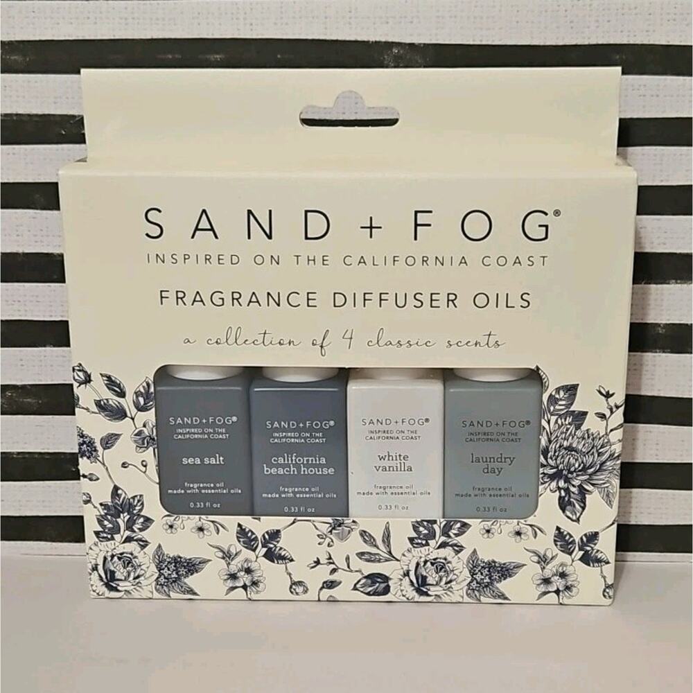 Sand And Fog Classic Fragrance Oils 4pk 0.33oz each Fragrance Oils Set